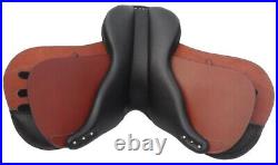 All Purpose Premium Leather Jumping English Riding Horse Saddle brown leather