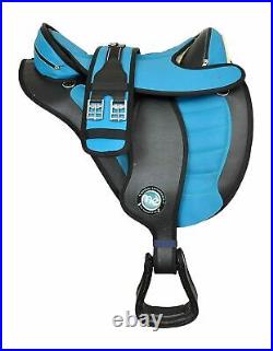 All Purpose Synthetic Treeless Bareback Horse Saddle With Fender & Girth