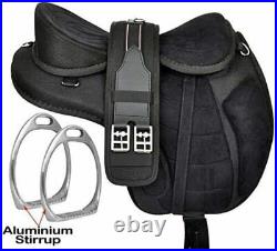 All Purpose Treeless Freemax Synthetic Black Saddle All Size Free Shipping