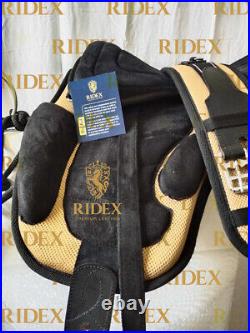 All Purpose Treeless Freemax Synthetic Horse Tack Saddle + Gift All Size