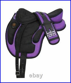 All Purpose Treeless Freemax Synthetic Purple Saddle All Size Free Shipping
