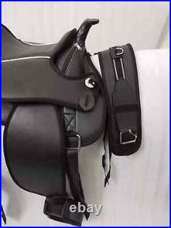 All Purpose-Treeless western Synthetic Saddle For Horses (Sizes 14-18)