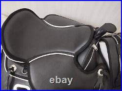 All Purpose-Treeless western Synthetic Saddle For Horses (Sizes 14-18)