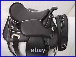 All Purpose-Treeless western Synthetic Saddle For Horses (Sizes 14-18)