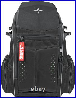 All Star MVP Pro Protective Locker Style Design Baseball Batpack, New