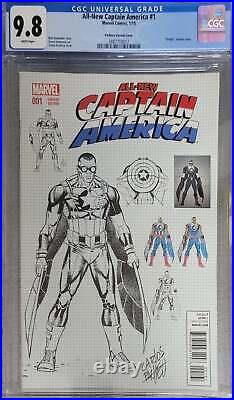 All-new Captain America #1 Pacheco 125 Design Variant CGC 9.8