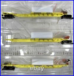Athearn Ready To Roll 64013 Trinity 57' All-purpose 3 Unit Spine Cars #360881 Ho
