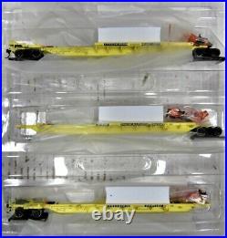 Athearn Ready To Roll 64014 Trinity 57' All-purpose 3 Unit Spine Cars #360909 Ho