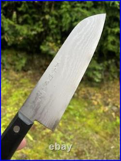 Banshu Miki VG10 Damascus Santoku Knife 165mm Double-Edged All-Purpose New