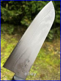 Banshu Miki VG10 Damascus Santoku Knife 165mm Double-Edged All-Purpose New