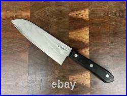 Banshu Miki VG10 Damascus Santoku Knife 165mm Double-Edged All-Purpose New