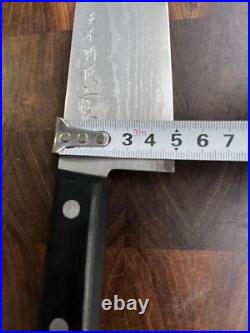 Banshu Miki VG10 Damascus Santoku Knife 165mm Double-Edged All-Purpose New