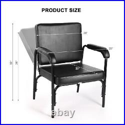 Black Auto Reclining Shampoo Barber Chairs All Purpose Salon Spa Beauty Stylist