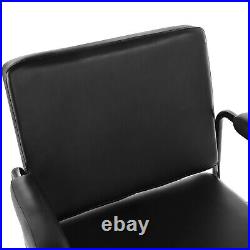 Black Auto Reclining Shampoo Barber Chairs All Purpose Salon Spa Beauty Stylist