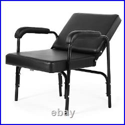 Black Auto Reclining Shampoo Barber Chairs All Purpose Salon Spa Beauty Stylist