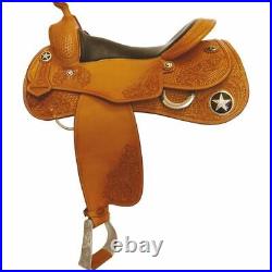 Black seat /Western premier Pleasure carved Roper Saddle 16 tack All Sizes