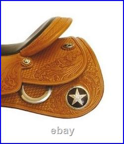 Black seat /Western premier Pleasure carved Roper Saddle 16 tack All Sizes