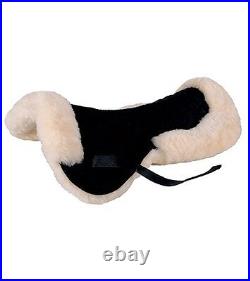 Breathable cotton ALL PURPOSE HALF PAD with Sheepskin lining 22 x 17 horse pad