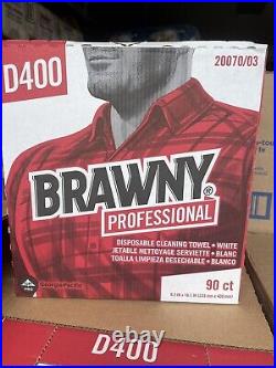 Case of 10 Brawny D400 Professional 90 Sheets All Purpose Cleaning Towel 2007003