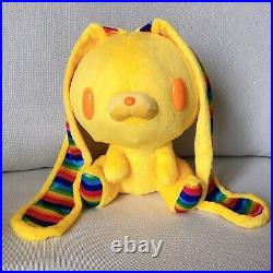 Chax GP Gloomy Bear All Purpose Rabbit Bunny Plush #536 Rainbow Yellow 11 Taito