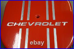 Chevrolet Powder Coated Hugger Orange with 4 line Air Cleaner K&N finned design