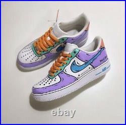Custom Nike Air Force I Hand Painted Made to Order Cartoon Design All Sizes