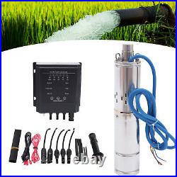 DC 36V 400W Solar Water Pump Deep Well Solar Submersible Pump MPPT Controller