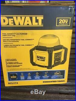 DeWALT DCL074 20 Volt Job Site Work Light 5000 Lumens All-Purpose Cordless NEW