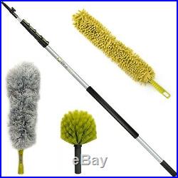 DocaPole 30 Foot (9.5m) High Reach Dusting Kit with 6-24 Foot (2m 7m) Extensio