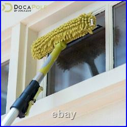 DocaPole 6-24 Foot (2m 7m) Extension Pole + Squeegee & Window Washer Combo
