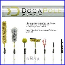 DocaPole Cleaning Kit with 24 Foot (7m) Extension Pole & 3 Dusters + Squeegee