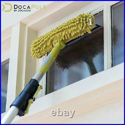 DocaPole Cleaning Kit with 30 ft (9.1M) Extension Pole + 4 Cleaning Attachments