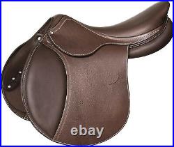 ENGLISH HORSE LEATHER SADDLE ALL PURPOSE CLOSE CONTACT ALL SIZES Brown