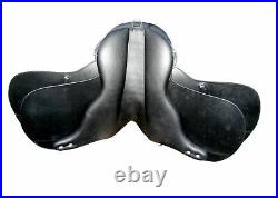 English saddle leather treeless GP all purpose saddle in all size black color