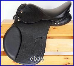 Equitem Black Leather Youth All Purpose AP English Saddle Only