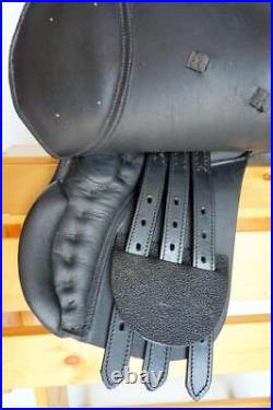 Equitem Black Leather Youth All Purpose AP English Saddle Only