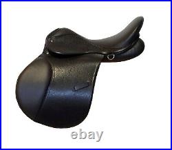 Equitem Dark Brown Leather All Purpose English 17 Saddle Only
