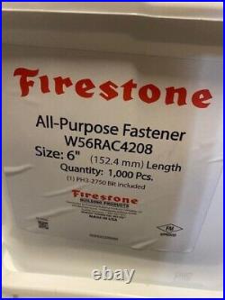 Firestone All Purpose Fastener W56rac4208 6(152.4mm) Length 1000 Pcs (NEW)