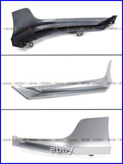 For 18-20 Honda Accord Lunar Silver Metallic Yofer Front Bumper Lip Splitter Kit