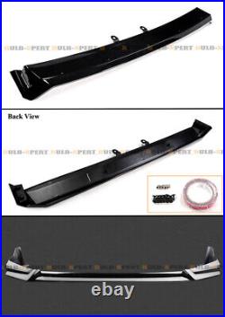 For 2022-2023 Honda Civic Yofer V3 Blk Pearl White Front Bumper Lip Splitter Kit