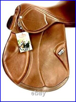 Freeny Brand New All Purpose Leather Horse Saddle Softy Padded