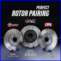 Front Hub Bearing Brake Rotor & Pad Kit For Volvo S60 XC70 S80 V60 Cross Country