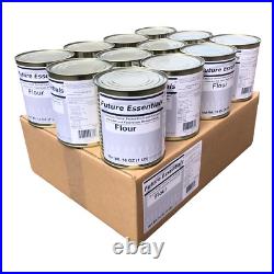 Future Essentials Canned All Purpose White Flour Emergency Food Case of 12 Cans