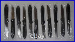 GBF Germany Chromstahl 10 Vintage All-Purpose Kitchen Knives Black NIOB Uncommon
