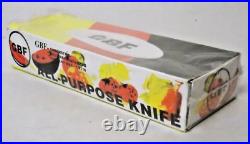 GBF Germany Chromstahl 10 Vintage All-Purpose Kitchen Knives Black NIOB Uncommon