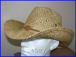 Gents Ladies Straw Cowboy Hat Select Style One Size New