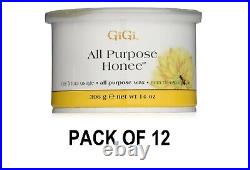GiGi WAX #0330 All Purpose Honee Wax 14 oz. PACK OF 12