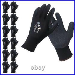 GlovBE 120 Pairs Grip All-Purpose Work Gloves with Latex Wrinkles Palm Wholesale