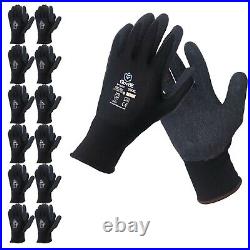 GlovBE Work/Garden All-Purpose 6/12/120 pairs Gloves with Latex Coated Palm Grip