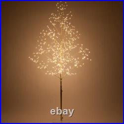 Gold LED Fairy Light Tree Warm White Lights, 3-7' Lighted Twig Tree Decor